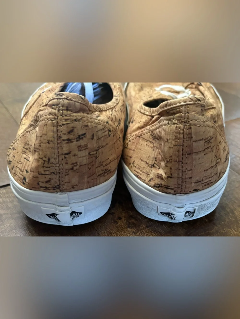 Vans off the wall men’s skateboarding shoes Sz 13 tan cork print